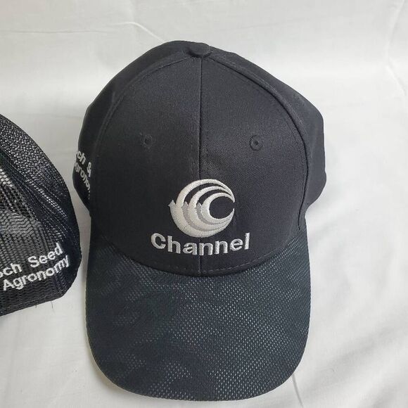 2-Pack Channel Seed Koch Agronomy Hats Black & Camo Mesh Snapback K-Products Cap - Picture 5 of 9